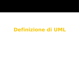 Definizione di UML 