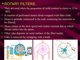 Rotary Cloth Filter Rdso2 2 unit-two filtration process and characterization 2.ppt