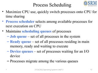 Comprehensive Overview of Process Management in Operating Systems | PPTX