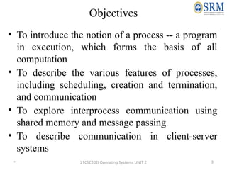 Comprehensive Overview of Process Management in Operating Systems | PPTX