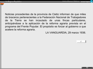 La Segona República Història d’Espanya i Catalunya Armand Figuera 
RReceucrusrossos SOSROTRITRIR 
TOTRONRANRAR 
15 
EEleleccccioionnss g geenneeraralsls j ujunnyy d dee 1 1993311 
PCE i altres partits 
d’esquerres; 21 
ERC; 19 
EEleleccccioionnss g geenneeraralsls n noovveemmbbrere d dee 1 1993333 
EEleleccccioionnss g geenneeraralsls d deel l1 166 d dee f efebbrerer rd dee 1 1993366 
 