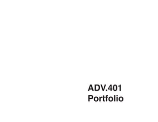 ADV.401 
Portfolio  
