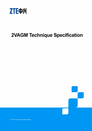2VAGM Technique Specification
 