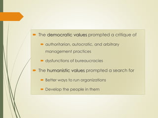 Values, Assumptions, and Beliefs in Organization Development | PDF