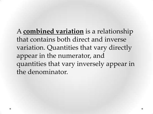 Variation | PPT