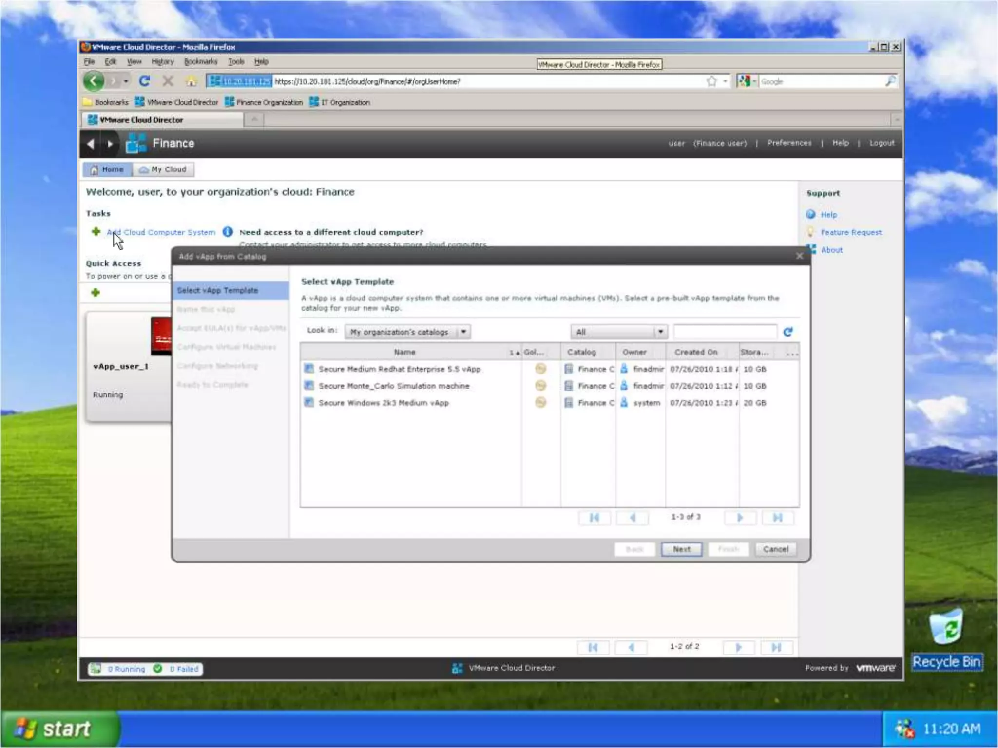 In the cloud, IT becomes a service provider to the businessIT becomes a service provider, enabling true business agilityUsers are given an alternative to the public clouds, eliminating the need for unauthorized deploymentsAchieve the benefits of cloud computing without sacrificing security or controlSelf-ServiceService CatalogResource Pools