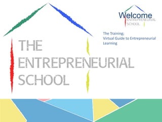 Welcome
The Training;
Virtual Guide to Entrepreneurial
Learning

 