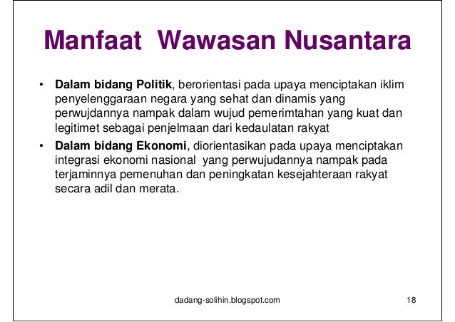 Wawasan Nusantara Pengertian Tujuan Fungsi Aspek Konsep Wawasan Nusantara Pengertian Tujuan Fungsi Aspek Konsep