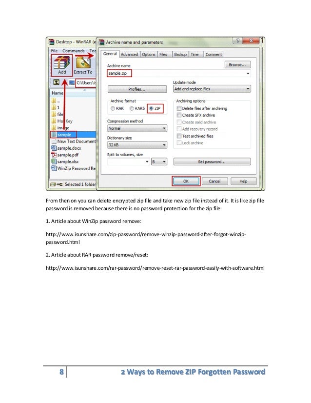 2 Ways to Remove ZIP Password If to Open ZIP File