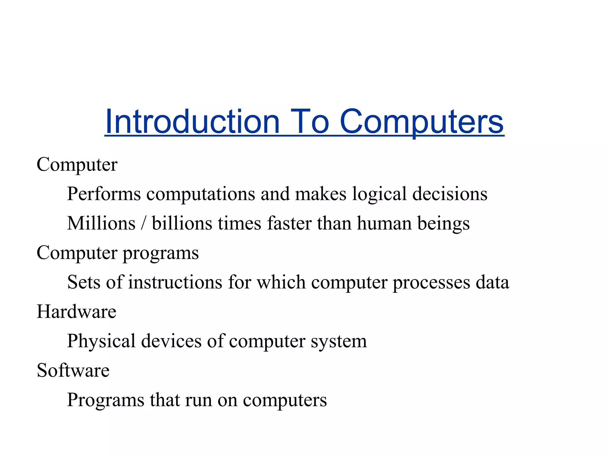 Basics of computer applications | PPT