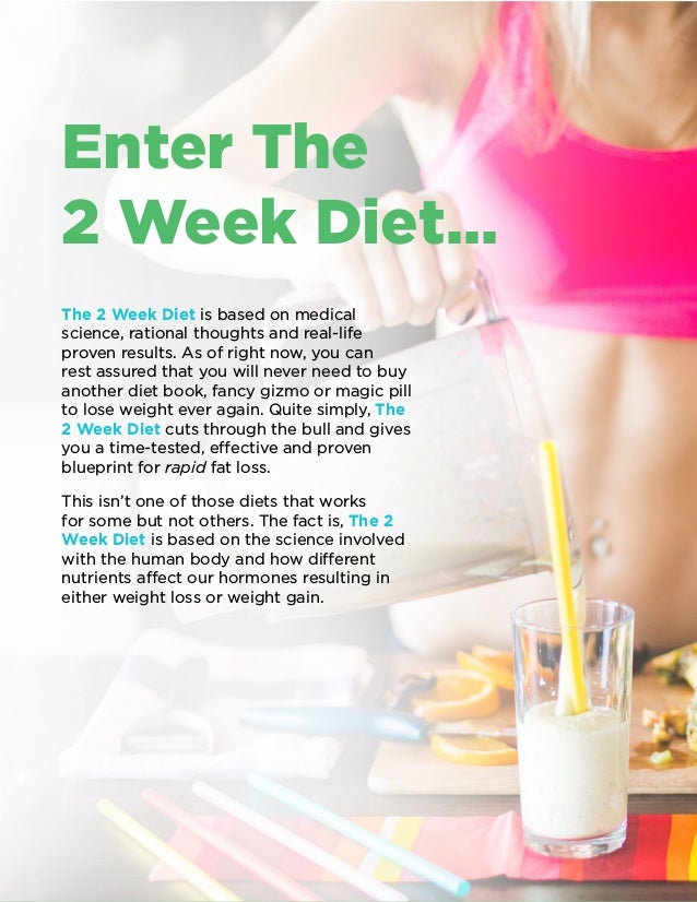 Free 2 Week Weight Loss Plan - WeightLossLook
