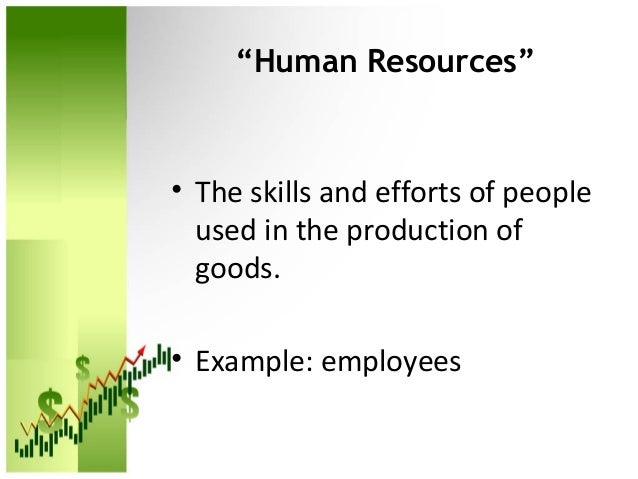 human resources examples