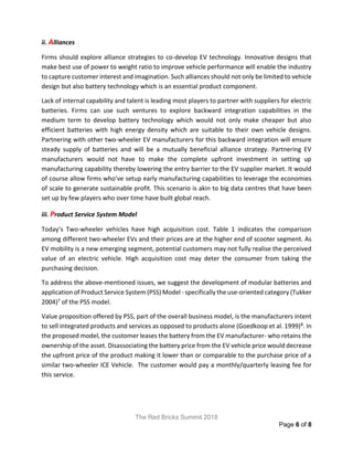 Strategy for Adoption of Two-Wheeler Electric Vehicles in Urban Markets ...
