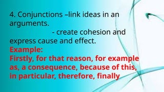 Key Structural Elements Argumentative Text | PPTX