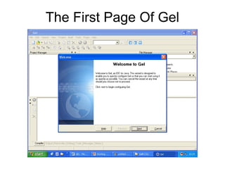The First Page Of Gel