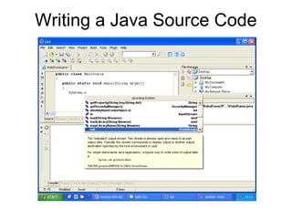 Writing a Java Source Code