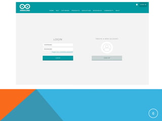 Arduino Login Arduino | PPTX