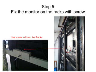 2x2 wall mounting video wall installation step r2 | PPT