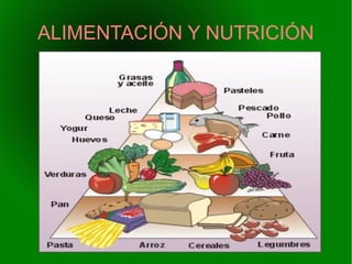 ALIMENTACIÓN Y NUTRICIÓN
 