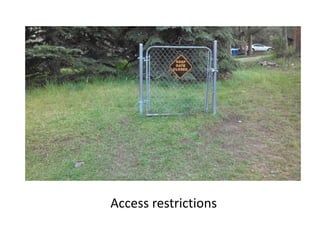 Access	
  restrictions
 