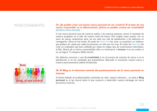 Actividad guía para el desarrollo de tu marca personal | PDF