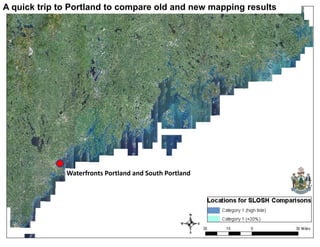 Waterfronts Portland and South Portland 
A quick trip to Portland to compare old and new mapping results  