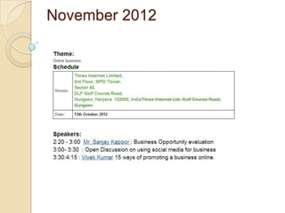 November 2012

 