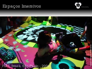FIAT, Brasil, São Paulo - 2006 Copyright © 2008 YDreams. All rights reserved. Espaços Imersivos 