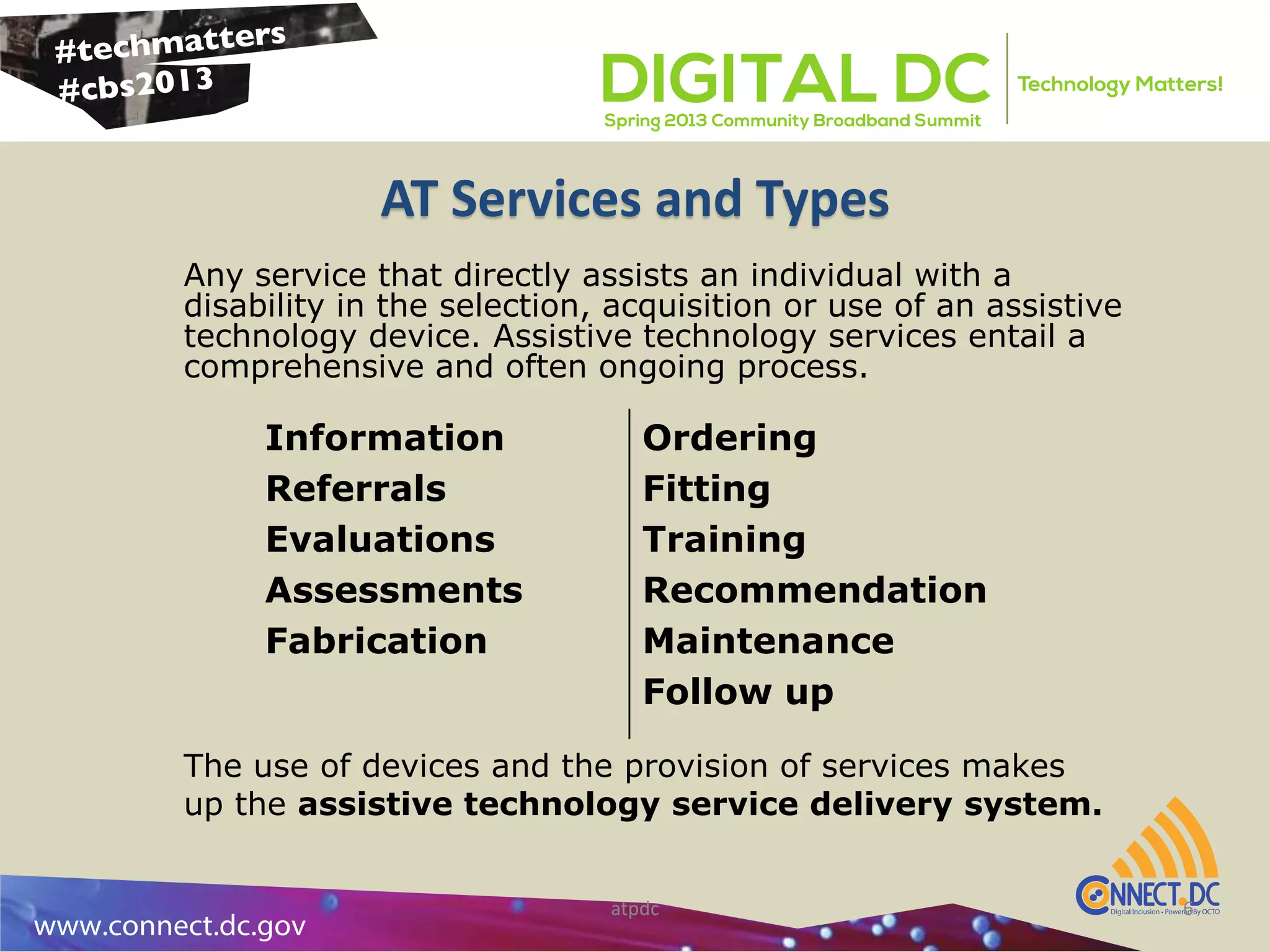 Assistive Technology Options for computer users with disabilities | PPT