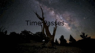 Time Passes…
 