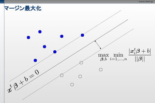 マージン最大化
 