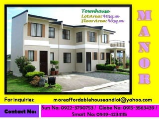 Affordable quality house and lot for sale (Murang bahay at Lupa)