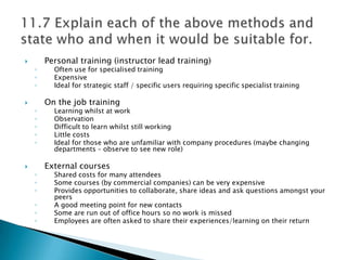 3.11 training and supporting users | PPTX