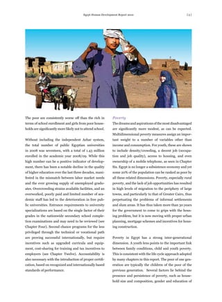Egypt Human Development Report 2010                                         {7}




employment opportunities, perhaps as a...