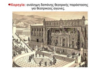 Εστίαση: παροχή των χρημάτων για παράθεση δημοσίου
γεύματος.
 