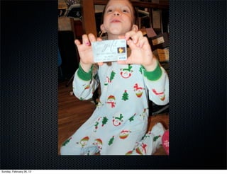 Sunday, February 26, 12
 