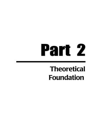 บทที ่ 3 มุ ม มองทางจิ ต วิ ท ยาการเรี ย นรู ้ ก ั บ เทคโนโลยี แ ละสื ่ อ
                                                                            41
                                                           การศึ ก ษา




                                   Theoretical
                                   Foundation
 