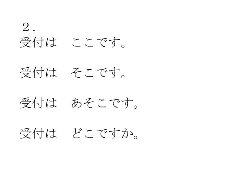 Chapter 3 Minna No Nihongo
