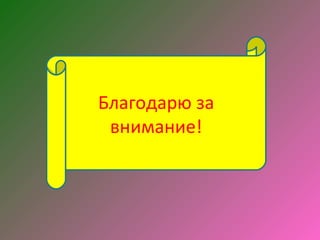Благодарю за
 внимание!
 