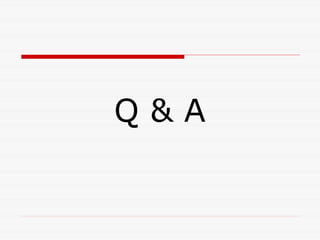 Q & A
 