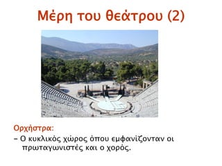 Μέπη σοτ θεάσποτ (2)
Οπφήςσπα:
- Ο κτκλικϋρ φύπορ ϋποτ εμυανίζονσαν οι
ππψσαγψνιςσέρ και ο φοπϋρ.
 