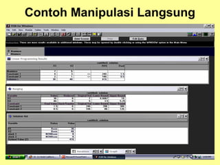 Contoh Manipulasi Langsung
 