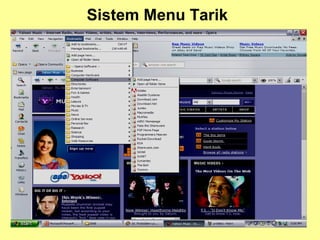 Sistem Menu Tarik
 