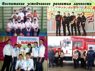 Воспитание устойчивого развития личностиВоспитание устойчивого развития личности
 