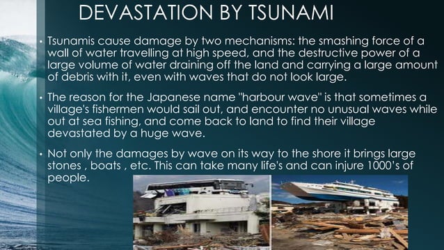 How far inland would a tsunami go in san diego