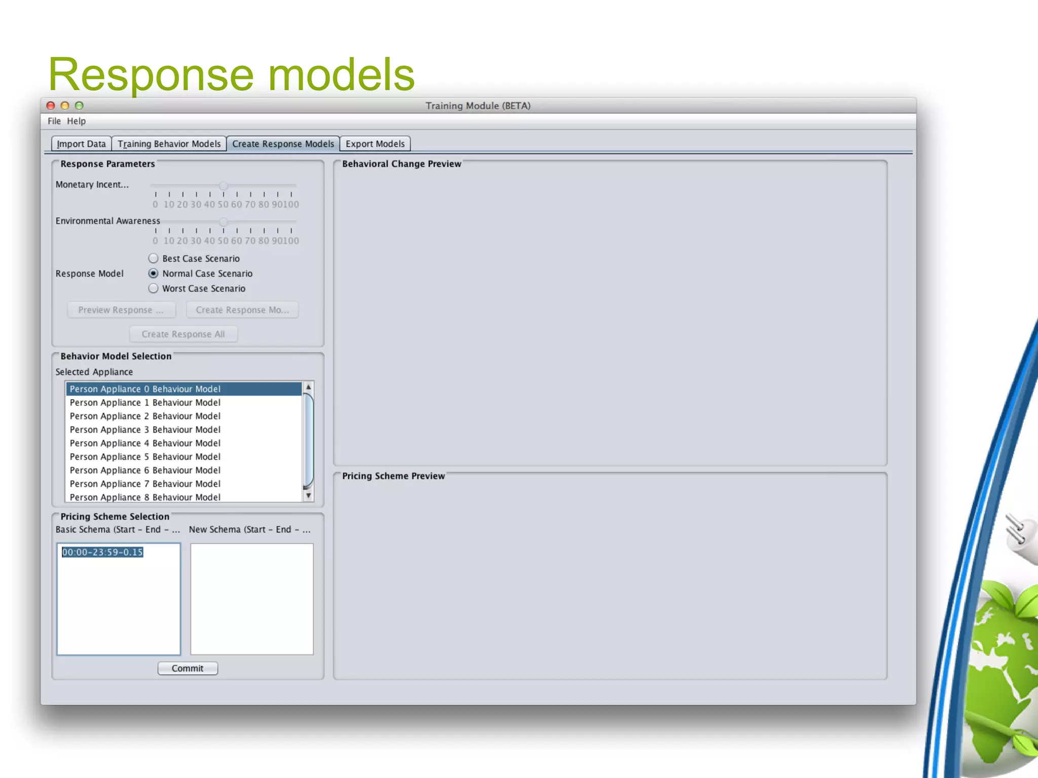 Response models
 