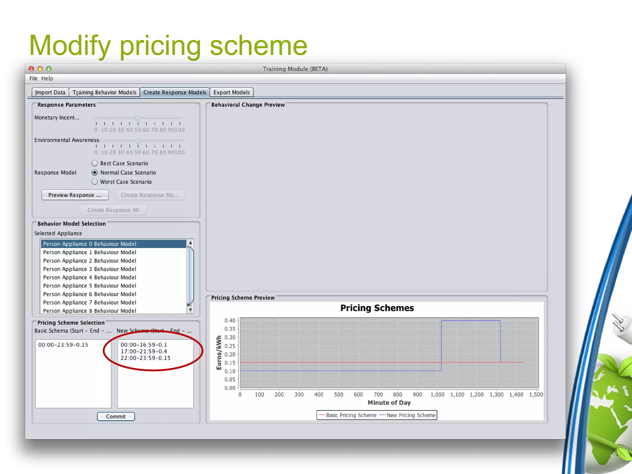 Modify pricing scheme
 