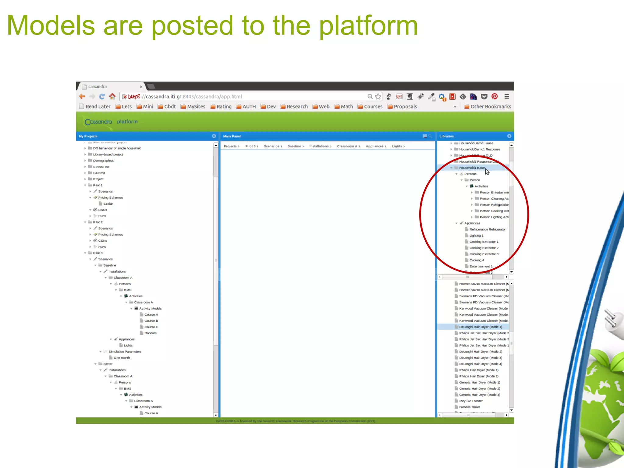 Models are posted to the platform
 