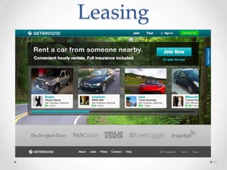 Leasing
11
 