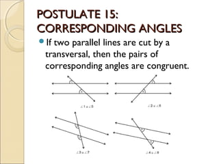 3.2 use parallel lines and transversals | PPT